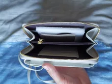 2020 mujeres billetera Color sólido de cuero correas de hombro bolsa teléfono móvil tarjeta grande titulares cartera bolso bolsillos chicas