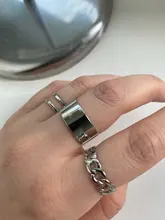 Conjunto de anillos circulares Punk para mujer, Hiphop/Rock, accesorios de dedo con índice de apertura, hebilla de junta, joyería
