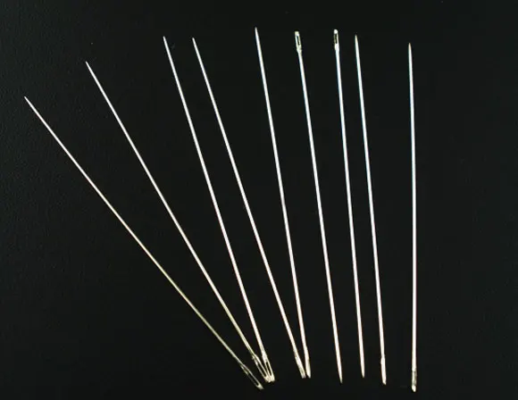 Белая K бисерная игла 0,45x55 мм(2-1/") 1 группа 100