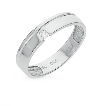 

Gold ring with diamonds sunlight sample 585