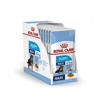 

Royal Canin Puppy MAXI Carne en Salsa para Cachorros de Raza Grande Pack Ahorro 10x140 Gr