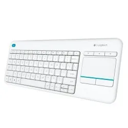 

Logitech Wireless Touch Keyboard K400 Plus-Keyboard-Wireless-2.4 GHz-Spanish-White