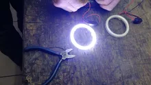 Headlight Lamp Halo-Rings Car Angel-Eyes 120mm Motorcycle 60mm Super-Bright 70mm 80mm