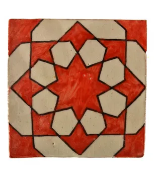 

Azulejo Andalusí - 10 cm - Handmade- Model 64
