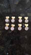 10 Uds. Mágicos con forma de corazón de pendientes, elevadores de pendientes ajustables hipoalergénicos, soporte para el lóbulo de la oreja