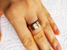 FDLK-Anillo de madera con incrustaciones de flecha y concha para hombre, joyería de lujo, 8mm, 24 estilos