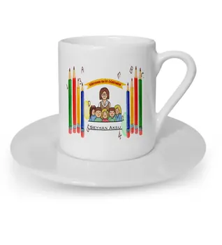 

Personalized World Best Öğretmeni Turkish coffee Cup-19