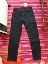 Grey Jeans Fit-Pants Denim Trousers Business Black Soft Mens Stretch Blue Male Fashion