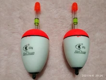 Señuelo luminoso EVA para pesca en roca, detector de cebo de peces flotante, accesorios de pesca de alta sensibilidad, peso de 20g/30g/40g/50g, Uds.