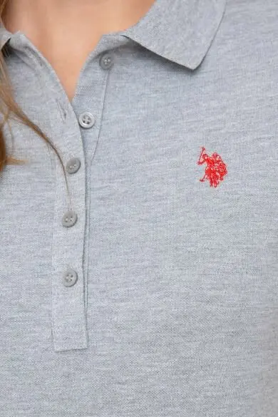 Серый Uss. POLO ASSN. Тонкая футболка - Цвет: Серый