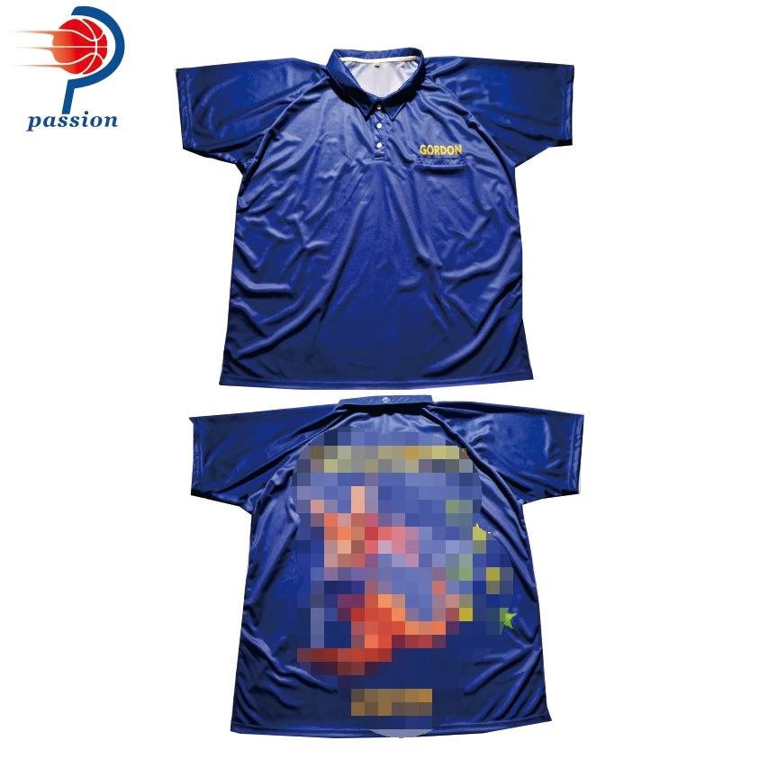 Пользовательские взрослые синие рубашки для игры в Дартс для команды Дротика