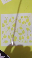 8 unids/set 13cm de hoja de árbol Gingko bricolaje capas plantilla para pintura libro de recortes colorear tarjeta decorativa en relieve para álbum plantilla