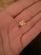 Pendientes de cartílago falso para mujer, aretes pequeños, sin piercing, Color dorado