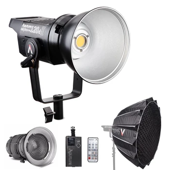 

Aputure LS C120d 120D II Daylight 180W LED Continuous V-Mount Video Light + Fresnel mount 2x + Light Dome II Studio LED Light