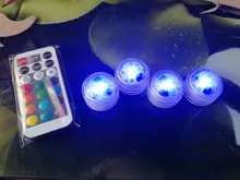 Vase-Bowl Submersible Light Party-Decoration Night-Lamp Battery-Operated Remote-Controlled