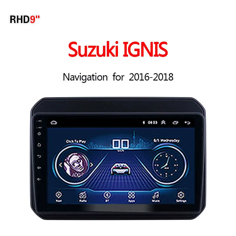 Lionet gps навигация для автомобиля suzuki ignis- 9 дюймов RS2016X - Размер экрана, дюймов: WIFI 1G16G