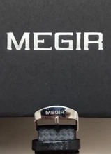 MEGIR-reloj analógico de cuarzo para hombre, accesorio de pulsera resistente al agua con calendario, complemento Masculino de marca de lujo con esfera luminosa y diseño militar, 1010G