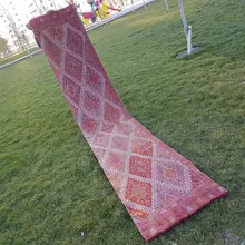 Стильный ковер в стиле бохо 2'4'' X 12'6''/71x380 см