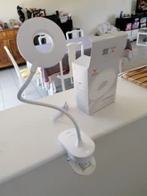 Study Lamps Magnifier Touch-Clip Gooseneck Usb-Table-Light Flexo Rechargeable 18650 Battery