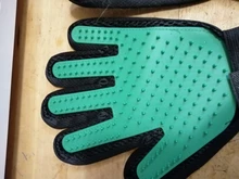 Nuevo juguete de Silicón para perro para cepillo guante Deshedding suave eficiente cuidado para mascotas guante baño para perros gato suministros de limpieza Accesorios