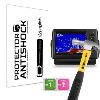 

Screen protector Anti-Shock Anti-scratch Anti-Shatter compatible with Garmin echoMAP CHIRP 75cv