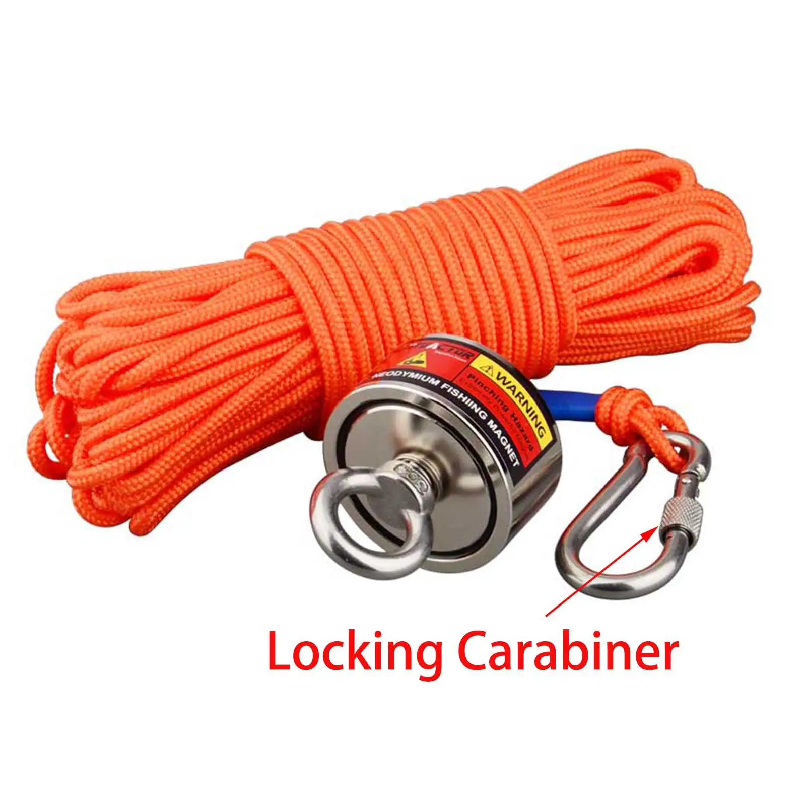 Double Sided Strong Search Magnet 160KG 2 Fishing Detecting Metal Outdoor Underwater Adventure Permanent N52 Disc