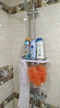 Organizer Bathroom Rack-Holder Tray Shelves Shower-Shampoo Practical Single-Tier