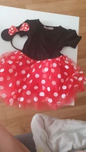 Minivestido de ratón para niñas, disfraz de fantasía para Halloween, Cosplay de princesa, tutú rojo, disfraz de Navidad