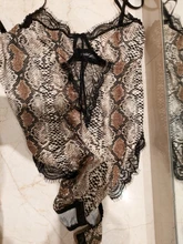 SEBOWEL-Body Sexy de encaje para mujer, con estampado de leopardo y Espalda descubierta, con tirantes finos, sin mangas, con estampado de Animal, ropa