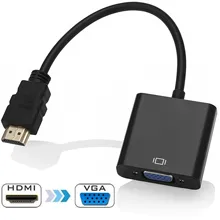 Best Offers 1080P HDMI to VGA Adapter Male To Female Converter Video Audio Cable Converter for PC DVD HDTV TV Box Best Offers 1080P HDMI to VGA Adapter Male To Female Converter Video Audio Cable Converter for PC DVD HDTV TV Box