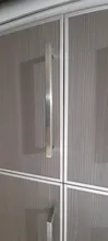 RUNBAZEF-Pomos y tiradores para mobiliario, tirador de puerta de acero inoxidable, perilla para armario de cocina, mango cuadrado para armario