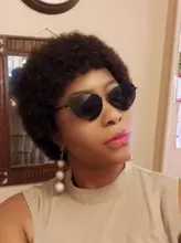 Corte Pixie-Peluca de cabello humano Afro rizado, hecha a máquina, corta, brasileña, Remy