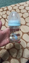 Baby Bottle Baby-Milk-Feeder-Set Glass Silicone Cute 