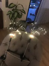 Solar Powered Outdoor Grass Globe Dandelion Lamp 90/120/150 LED For Garden Lawn Lawn
