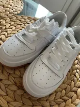 RIZABINA 2021 Ins mujeres zapatillas de deporte de cuero Real zapatos planos de moda de mujer Cruz Correa Casual diaria primavera calzado tamaño 35-40