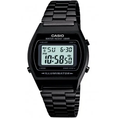 Casio Часы B640WB-1AEF Винтаж нержавеющая сталь PVD Черный