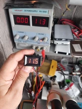 Mini voltímetro Digital de alta calidad para coche, batería de prueba de voltaje DC 2,4 V-30V, 2 cables, pantalla LED