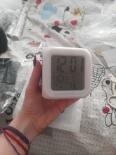 Reloj despertador de estrella de dibujos animados para chico, despertador Digital con luz LED, juguetes para chico, Mesa de Color variable, wekker