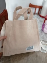 Las mujeres de pana bolso bandolera con cremallera tela de algodón pequeña bolso Casual bolso mujer Eco bolso Vintage, bolsos de mensajero,