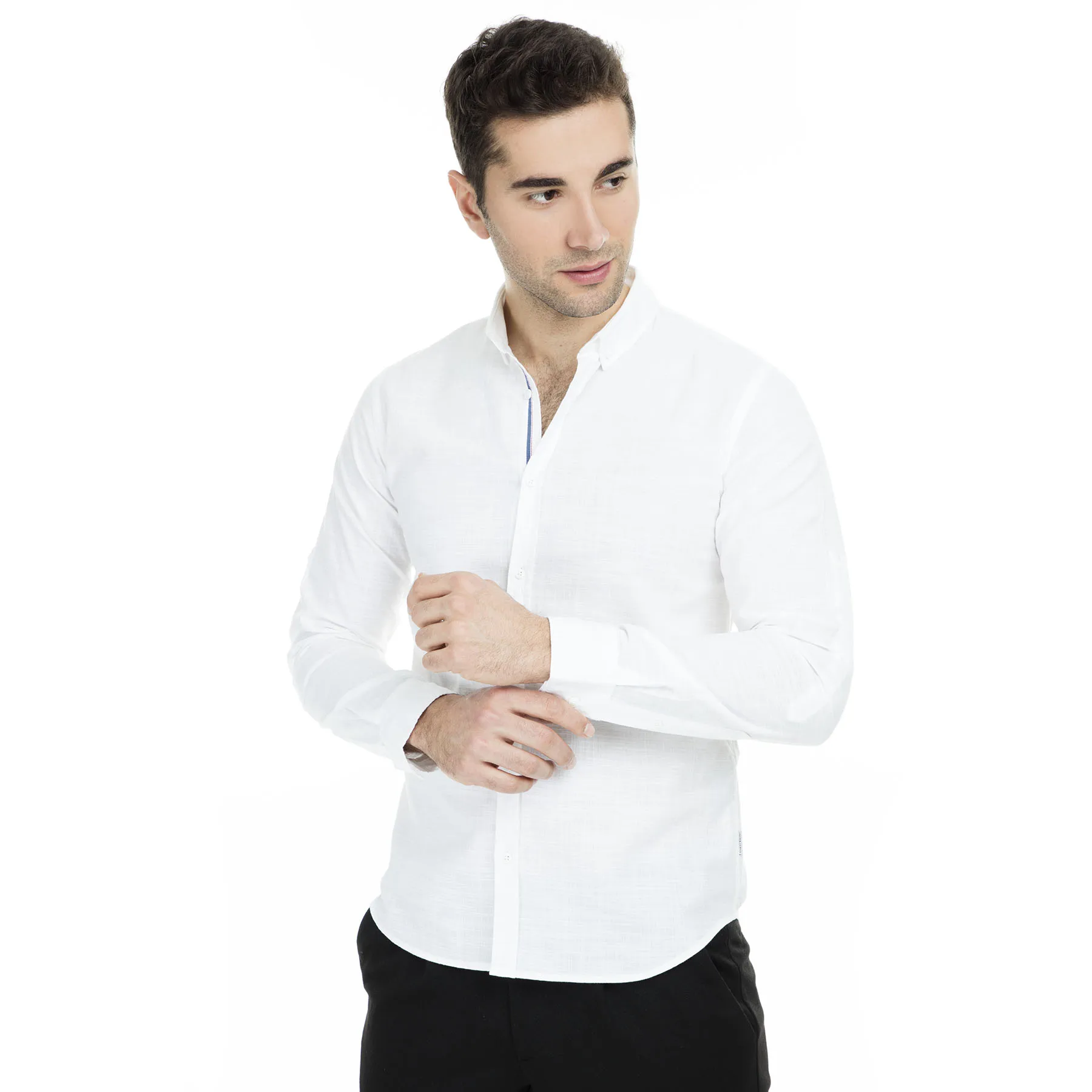 Белый Jack& Jones Core Jcoyork рубашка мужская рубашка 12135700 - Цвет: Белый