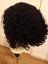 Pelucas cortas de pelo humano con corte Bob, 4x4, rizado brasileño virgen Jerry rizado, línea de cabello Natural moderno, peluca rizada Bob 13x4