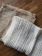 Manta de muselina para bebé recién nacido, edredón de algodón, 6 capas, Invierno