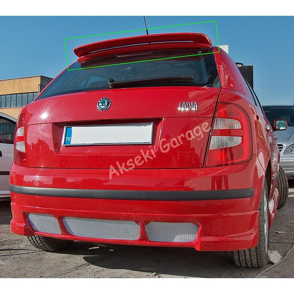 

For SKODA Fabia 2014-2020 Spoiler -Rear bumper car flap bat mirror Auto Accessory tuning modifies splitter diffuser new