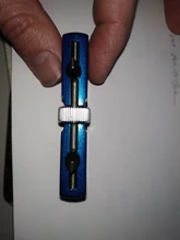 Llave para Mesa de dos garras, cubierta trasera de reloj, herramienta de apertura, removedor Rectangular ajustable, Kit de reparación de reloj, ajustador de calibre de 52mm