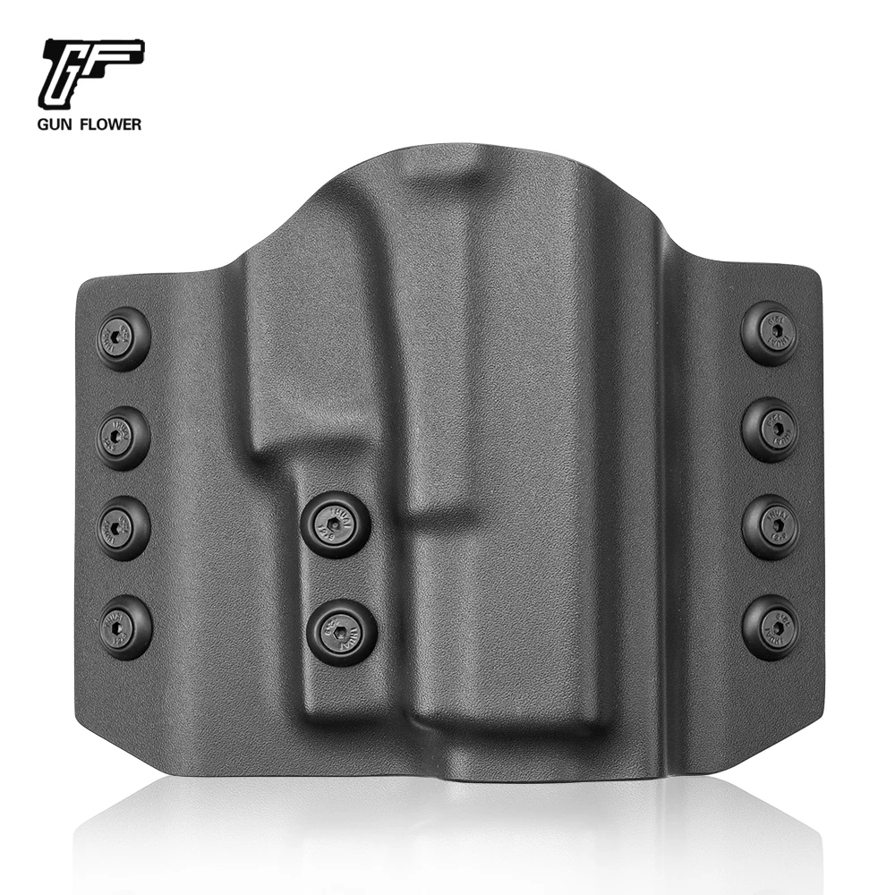 Gun&flower Owb Kydex Holster Hunting Shooting Handgun Accessories Glock 19/23/32 Right&left Hand
