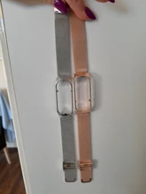 Correa para Xiaomi Mi banda 3 4 5 pulsera de acero inoxidable banda de reloj para Mi banda 5 4 3 muñeca correa de la correa de malla de relojes de la banda