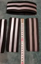 Uds deportes al aire libre reflectante elástico brazalete noche deportes cintas para correr equipos de emergencia advertencia reflectante de seguridad Cyc