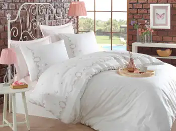 

NAKIŞLI NEVRESİM TAKIMI %100 PAMUK SATEN (ULTRA LÜKS KALİTELİ) ÇİFT KİŞİLİK MODEL:BADE KREM