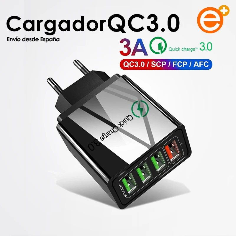 USB-адаптер для быстрой зарядки телефонов планшетов Qualcomm Quick Charge 3 0 универсальный