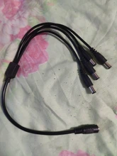 Uds cámara de seguridad CCTV 1 DC hembra a 2/3/4/5 macho adaptador de Cable de alimentación conector de Cable divisor para tira de LED